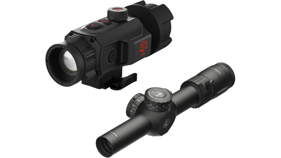 ATN TICO 6 1x25mm Thermal Clip On and Leupold Mark 4HD 1-4.5x24 Rifle Scope HPR-1