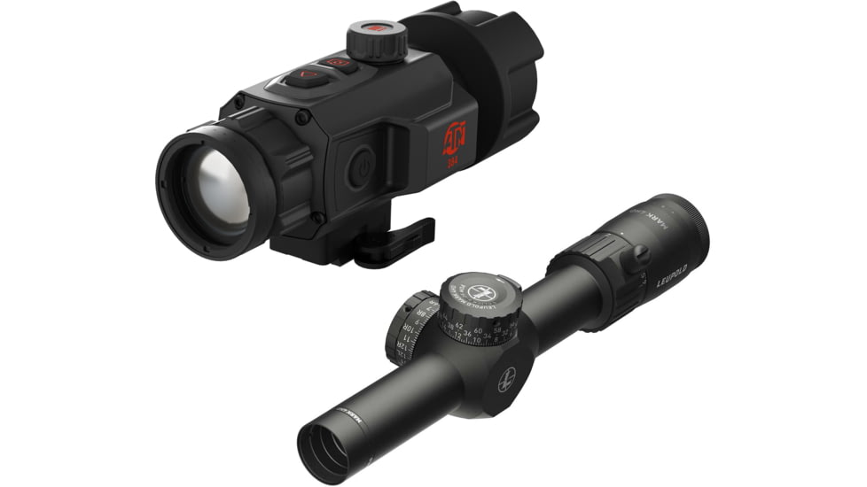 ATN TICO 6 1x35mm Thermal Clip On and Leupold Mark 4HD 1-4.5x24 Rifle Scope HPR-1