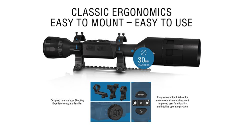 ATN X-Sight-4k, 3-14x, Pro edition Smart Day/Night Hunting Rifle Scope with Full HD Video rec, WiFi, GPS, Smooth zoom and Smartphone controlling thru iOS or Android Apps, Black, DGWSXS3144KP