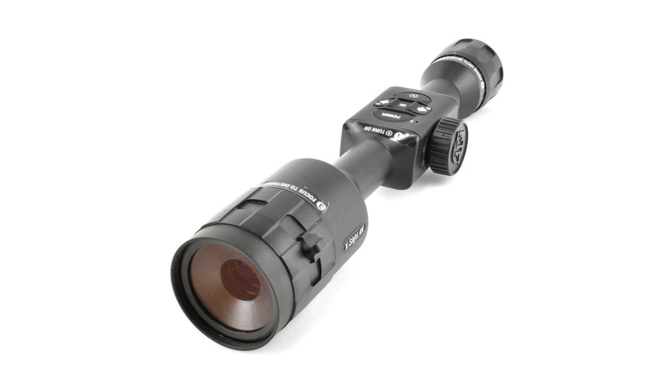 ATN X-Sight-4k, 3-14x, Pro edition Smart Day/Night Hunting Rifle Scope with Full HD Video rec, WiFi, GPS, Smooth zoom and Smartphone controlling thru iOS or Android Apps, Black, DGWSXS3144KP