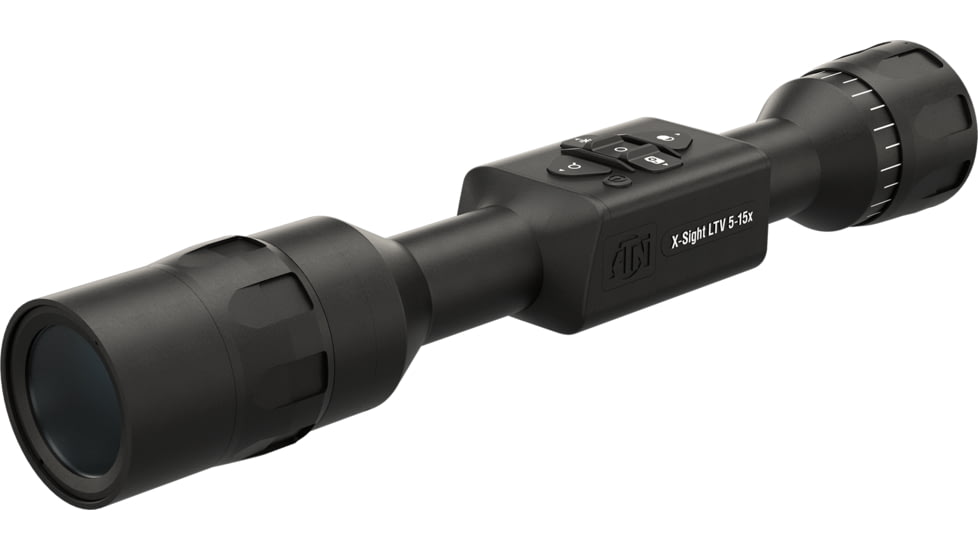 ATN X-Sight LTV Day/Night Hunting Rifle Scope, 5-15x50mm, Multiple Reticles, Black, DGWSXS515LTV