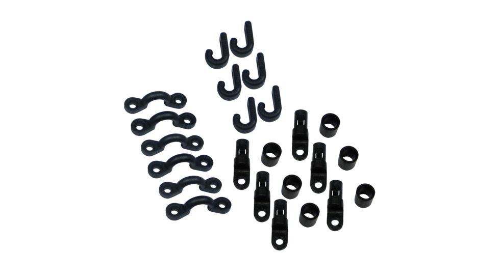 Attwood Marine Deck Hardware Assortment Kit - Black 49193