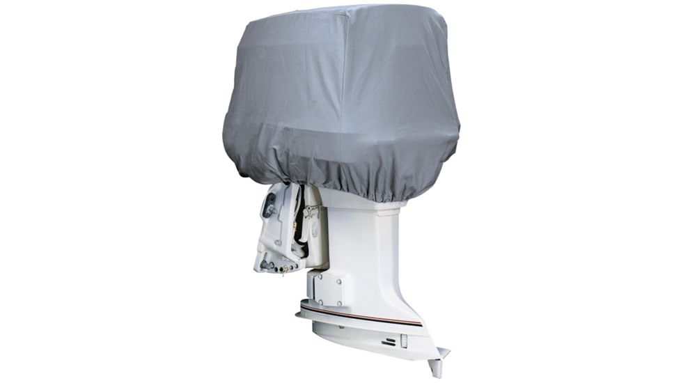 Attwood Marine Ready Cotton Heavy-Duty Canvas Cover f/Outboard Motor Hood 50-115HP Road 49593