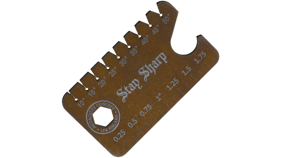 AuCon Dog Tag 2.0 Anglefinder Bronze, 2 x 1.13 x .07, DOG TAG 2.0 BRONZED