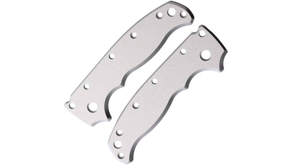 August Engineering AD20.5 Plain Handle Scales, Silver, Aluminum, AE-1201-SLR
