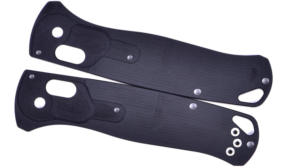 August Engineering Bugout 535 Handle Scales, G10, Black, AE-G1101-BLK