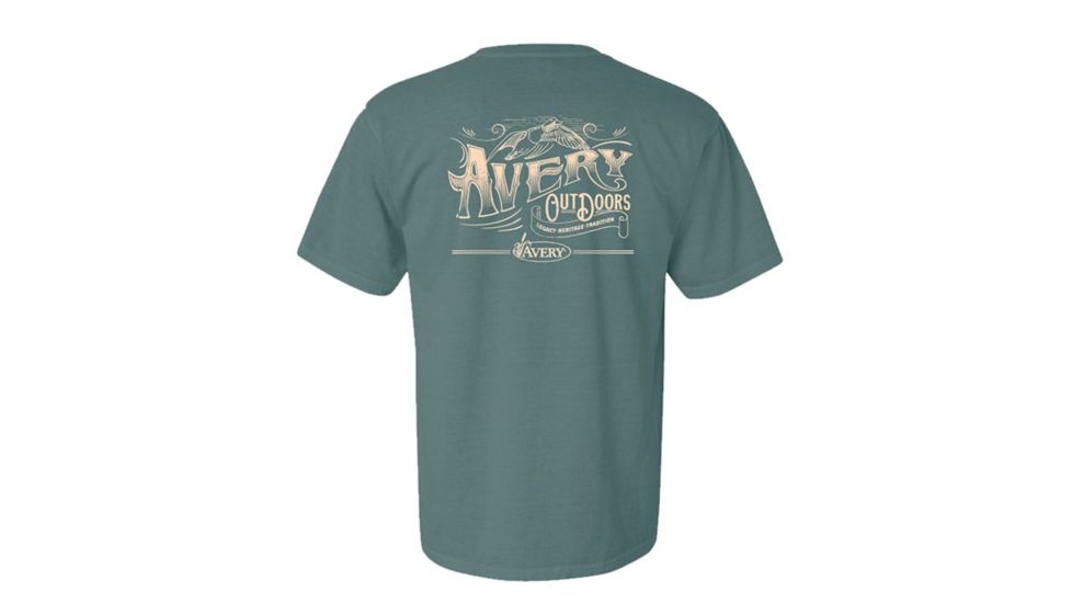 Avery Outdoors Legacy Label Short Sleeve Tee - Men's, Blue Spruce, Small 43245