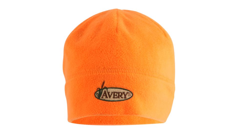 Avery Outdoors Windproof Fleece Skull Cap,Blaze Orange 48265