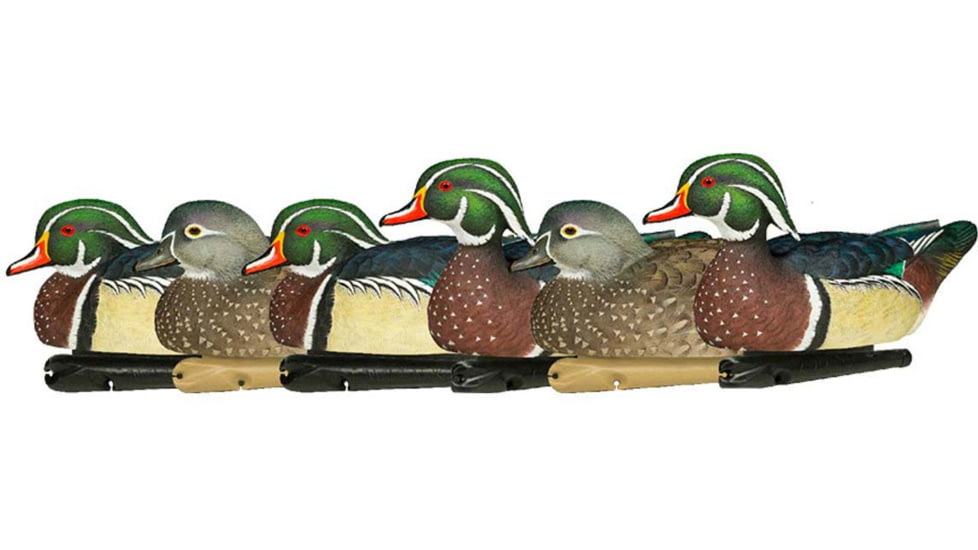 Avian X Top Flight Duck Decoy, Wood Duck Floater 6 pk., 8083, AVX-AVX8083