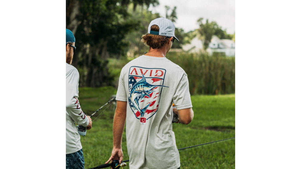 AVID Sportswear Bill Of Rights T-Shirt - Mens, Heather Silver, Small/Medium, MT32404HSVSM