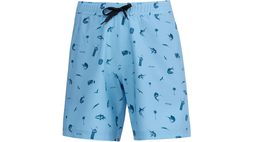 AVID Sportswear Westwinds Volley Shorts - Mens, Sky, Small/Medium, MS12405SKYSM