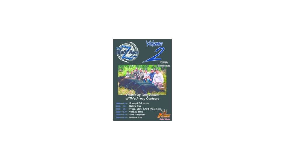 A-Way Outdoors The Black Bear Zone 2 DVD 10046