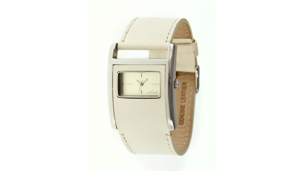 Axcent Studio Watch, Cream Strap, Cream Face, Silver Hands X31011-030