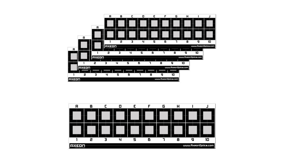 Axeon Absolute Zero Reflective Target Chart, 2218602