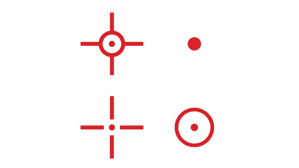 Axeon RG49 Multi Reticle Hooded Reflex Sight, 2218638