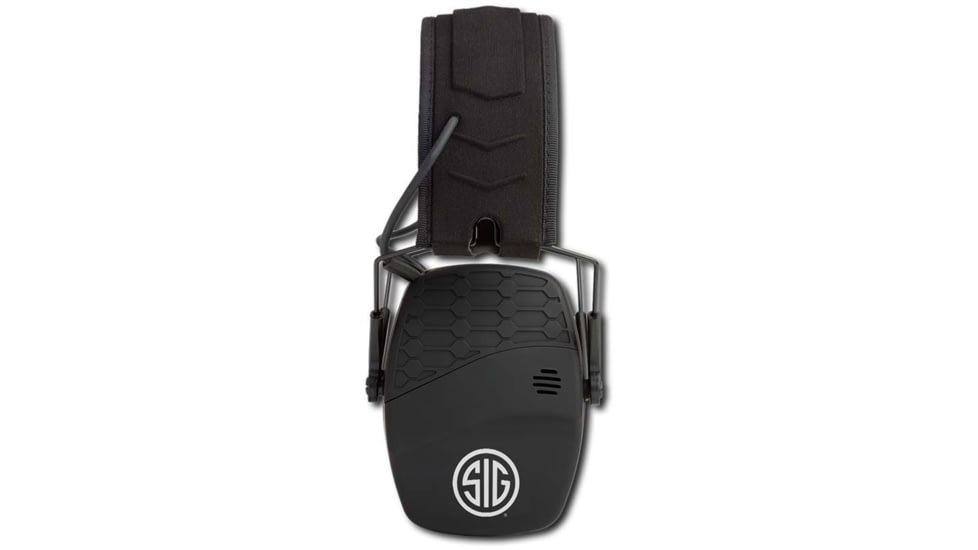AXIL TRACKR Blu Bluetooth Earmuffs, Black, Medium, TRACKRBT-BS