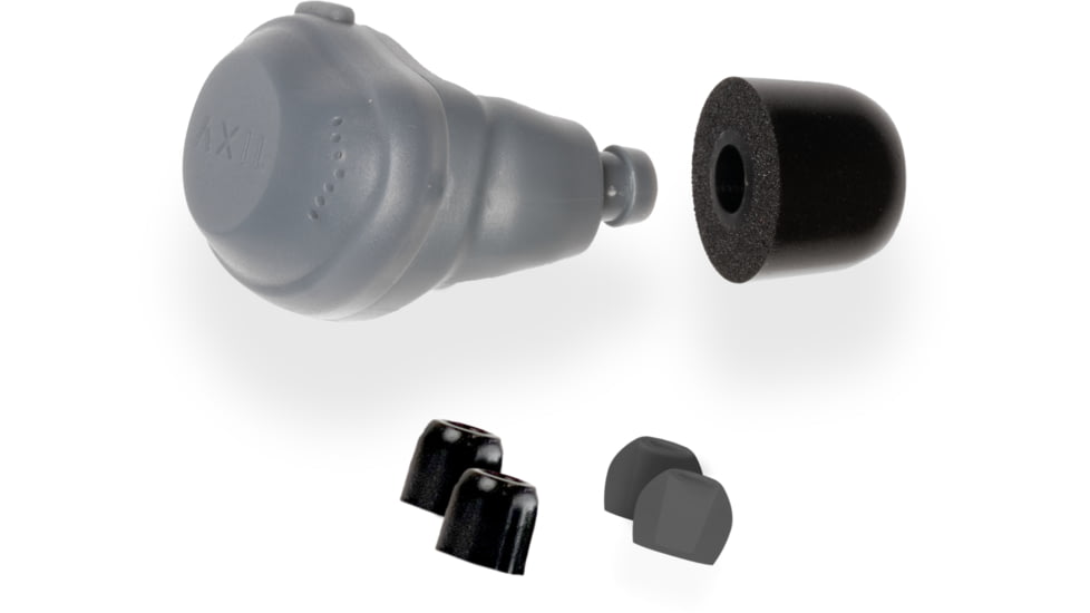AXIL XCOR Digital Tactical Earbuds, 19-29 dB, In The Ear, Black, XCORDIGR