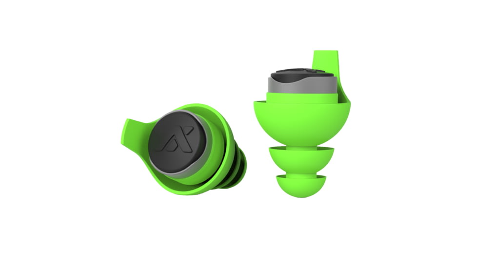 AXIL XP Defender Earplugs, Green, XPD-GM/L