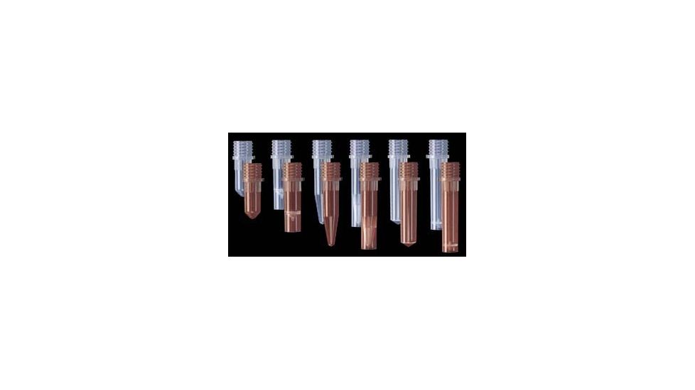 Axygen Screw Top Microcentrifuge Tubes without Caps, Axygen Scientific ST-150-SS-X Amber Screw Top Microtubes