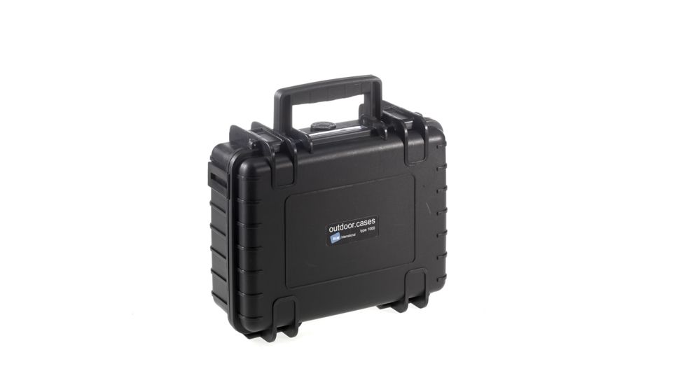 B&amp;W International Type 1000 Black Outdoor Case With Custom Gopro Insert, Black, Small 1000/B/GoPro