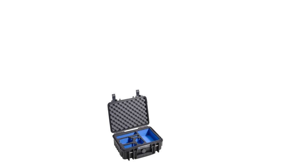 B&amp;W International Type 1000 Black Outdoor Case With Custom Gopro Insert, Black, Small 1000/B/GoPro