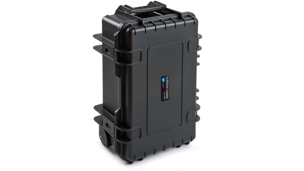 B&amp;W International Type 6600 Outdoor Case, Empty, Black, 550 x 350 x 225 mm, 6600/B