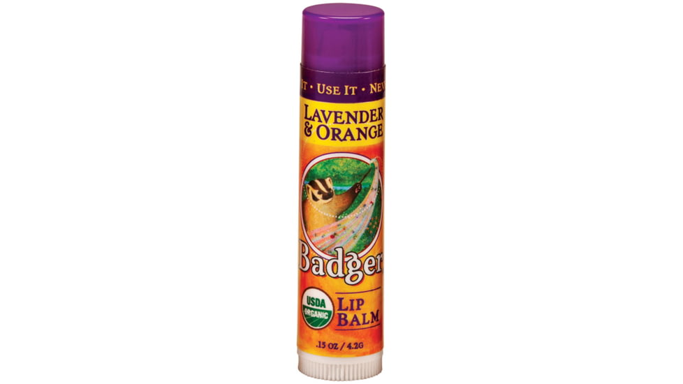 Badger Ordnance Lip Balm Lavndr/orng .15oz Org 22556