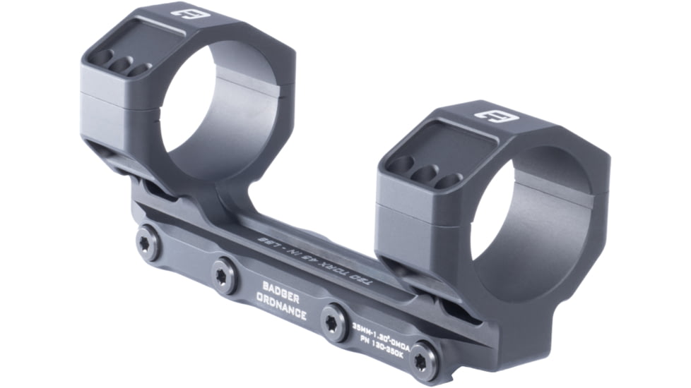 Badger Ordnance Condition One MAX Riflescope Mount, 35mm, 1.3in, 20 MOA, Black, 130-352KB