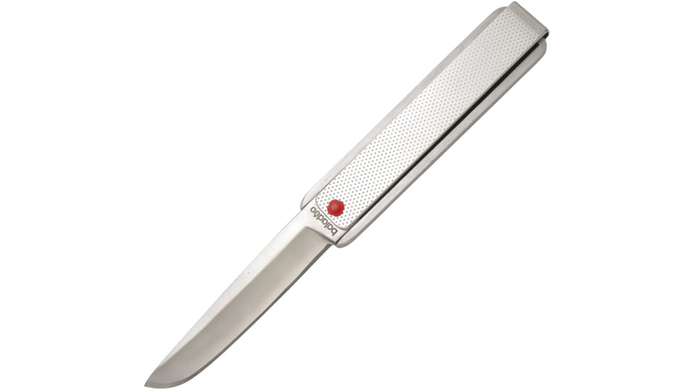 Baladeo Flip System Folding Knife, 3in SS Drop Point, SS Handle, System Knife Inspired By Traditional Models Made In 1950, ECO400
