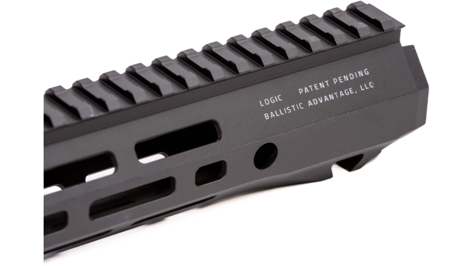 Ballistic Advantage AR-15 BA Logic Rail M-LOK Handguard, 9in, Black, BALG00002
