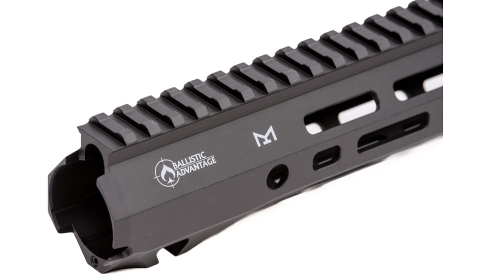 Ballistic Advantage AR-15 BA Logic Rail M-LOK Handguard, 9in, Black, BALG00002