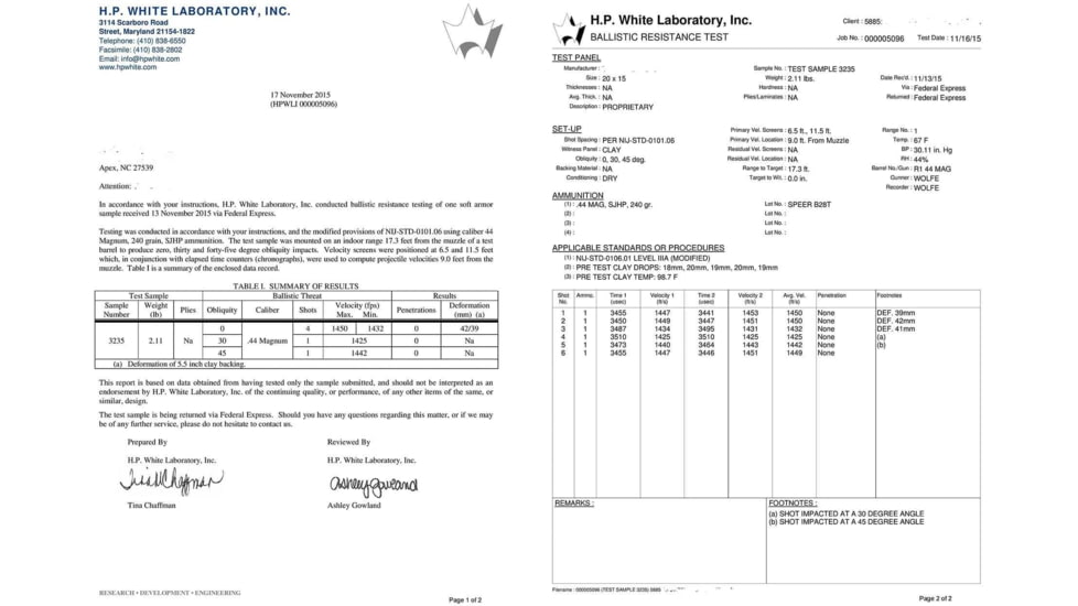 Ballistipax Armor Plate IIIA Hard Shooters Cut, 10x12, Single Curve, Black, S1HRDSC1012BKSC
