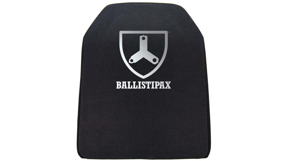Ballistipax SURVIVOR-1 Rifle Armor III Plus PE Backpack, 10X12, Black, S1PE1012BKSC