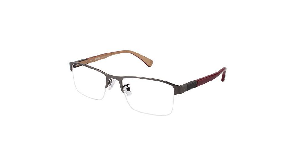 Bally of Switzerland BY3039A Single Vision Prescription Eyeglasses - Frame GUNMETAL BY3039A20