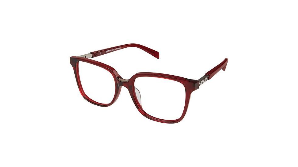 Balmain 1075 Progressive Prescription Eyeglasses - Frame Red, Size 53/18mm BL107503