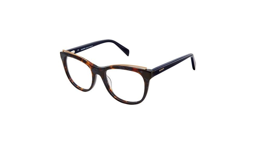 Balmain 1080 Single Vision Prescription Eyeglasses - Frame Blue Tortoise, Size 53/18mm BL108003
