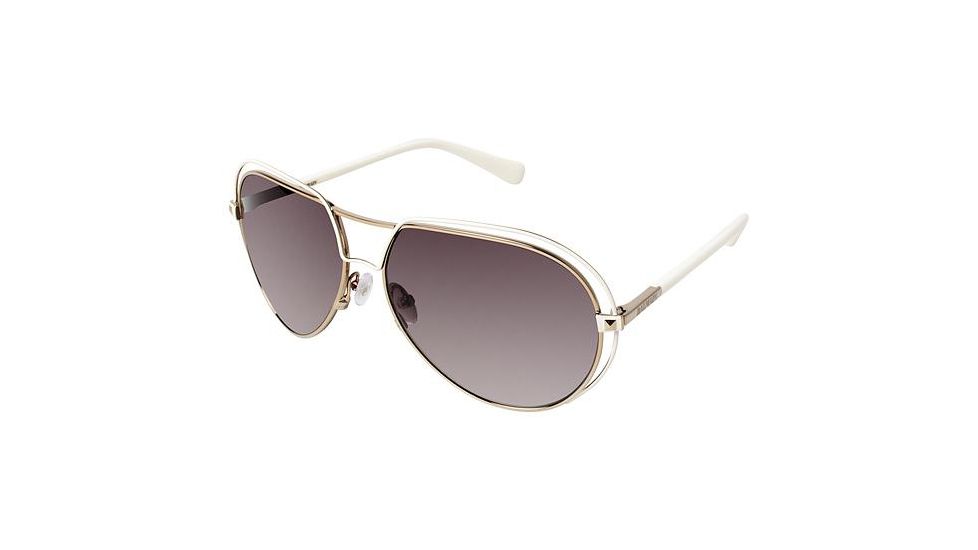 Balmain 2031 Sunglasses - Frame IVORY, Lens Color Gradient Brown BL203102