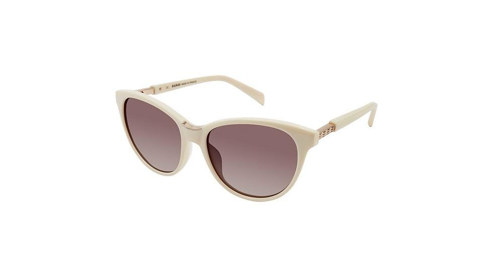 Balmain 2100 Sunglasses - Frame Ivory, Lens Color Dark Grey, Size 54/16mm BL210003