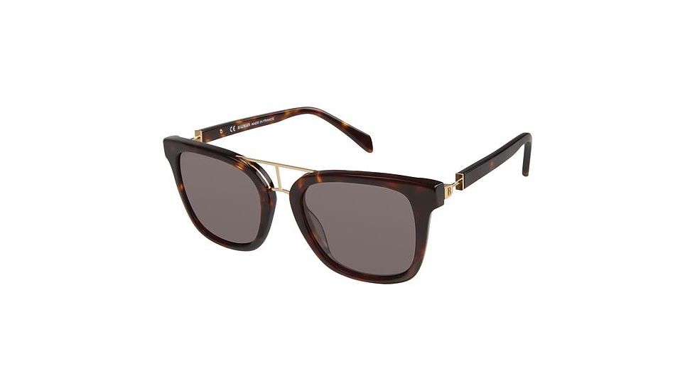 Balmain 2106 Sunglasses - Frame Dark Tortoise, Lens Color Dark Grey, Size 52/20mm BL210603