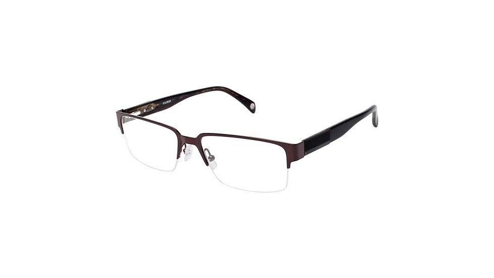 Balmain 3028 Progressive Prescription Eyeglasses - Frame CHOCOLATE, Size 53/17mm BL302802