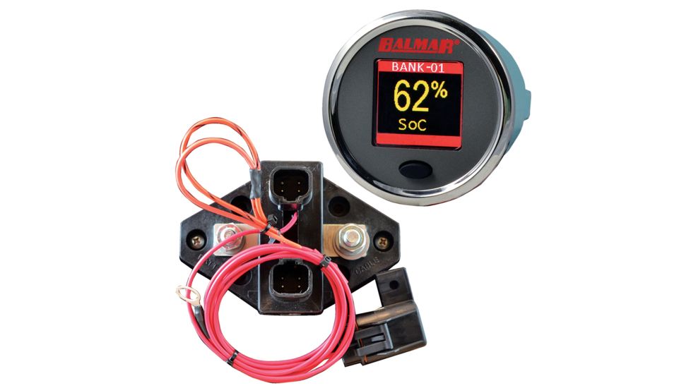 Balmar SG200 Battery Monitor Kit w/Display Shunt &amp; 10M Cable - 12-48 VDC 74959