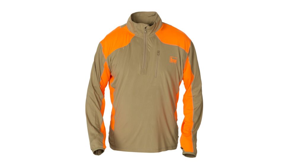 Banded Tech Stalker 1/4 Zip Pullover - Mens, Blaze Orange, 2XL, B1010017-BLZ-2X