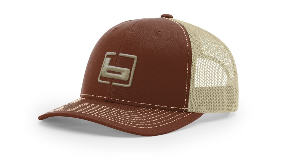 Banded Trucker Cap R112, Brown/Khaki B03560