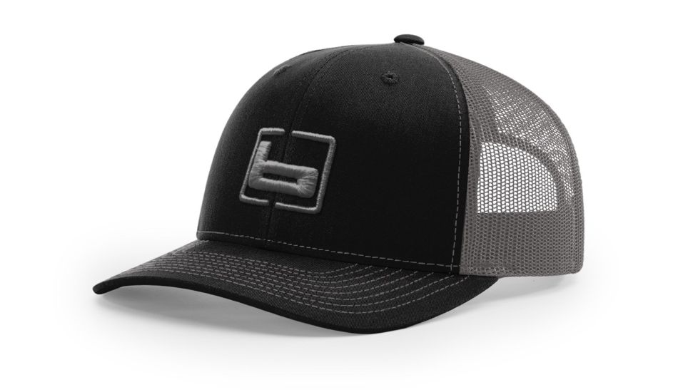 Banded Trucker Cap R112, Black/Charcoal B03566
