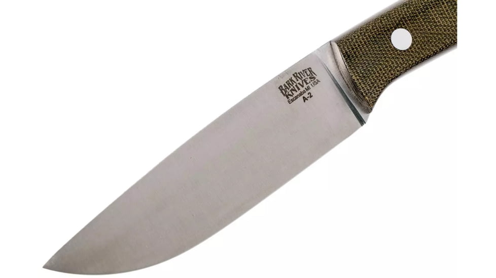 Bark River Fox River Green Canvas Micarta