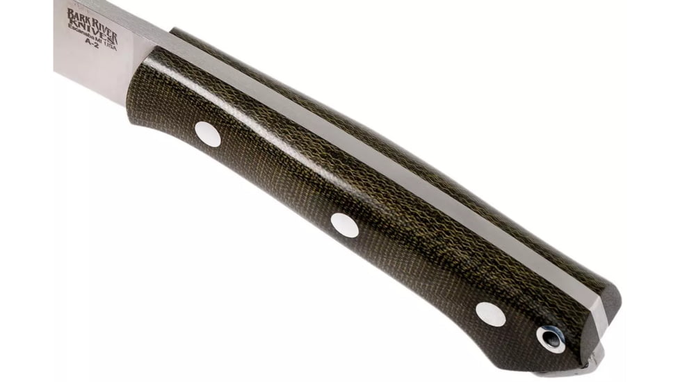 Bark River Fox River Green Canvas Micarta