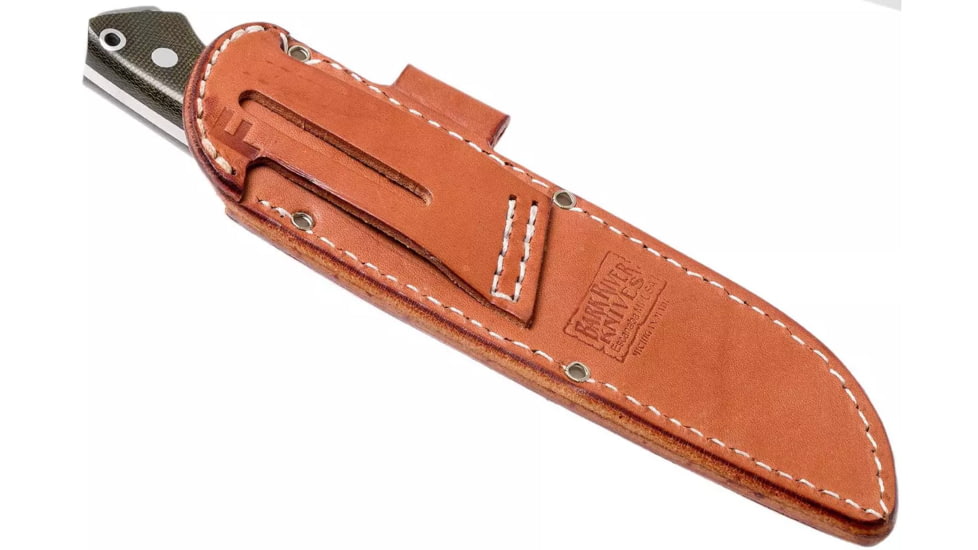 Bark River Fox River Green Canvas Micarta