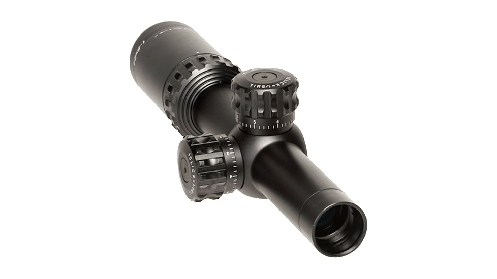 Barra Optics FT 1-5x24 Rifle Scope, 30mm Tube, Second Focal Plane, Duplex Reticle, MIL Adjustment, Black, FT1-5X24