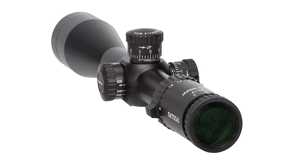 Barra Optics MP 4-16x50 Rifle Scope, 30mm Tube, Second Focal Plane, Mildot Duplex Reticle, MOA Adjustment, Black, MP4-16X50S