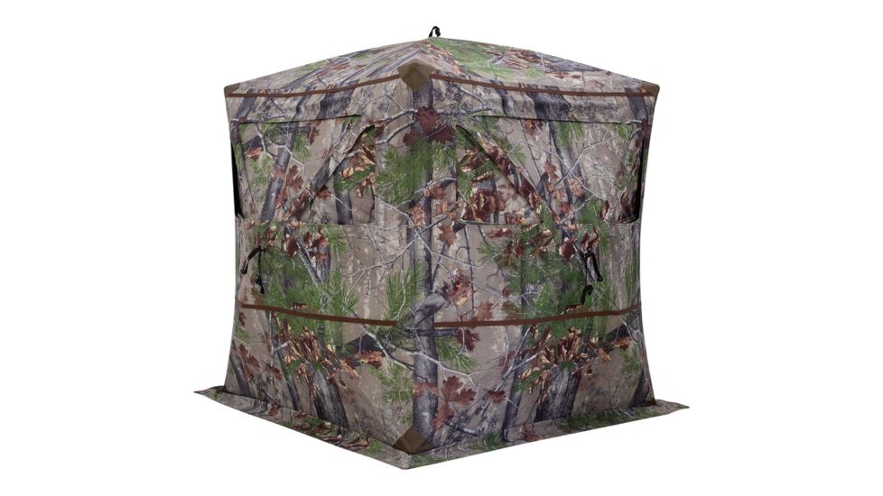 Barronett Blinds Blockout 4 Blind Backwoods, Camouflage 1201582